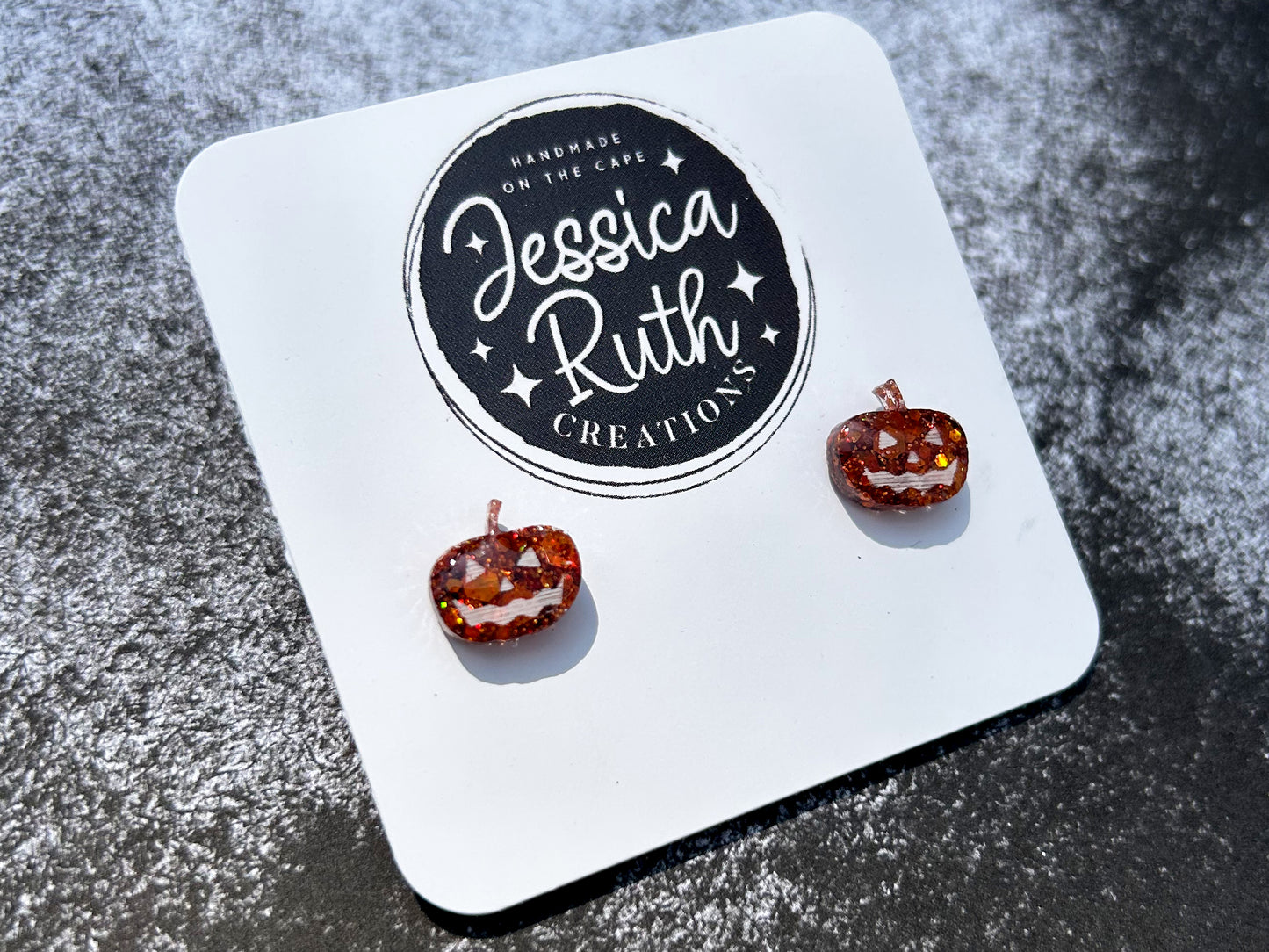 Cute Fall & Halloween Pumpkin Stud Earrings