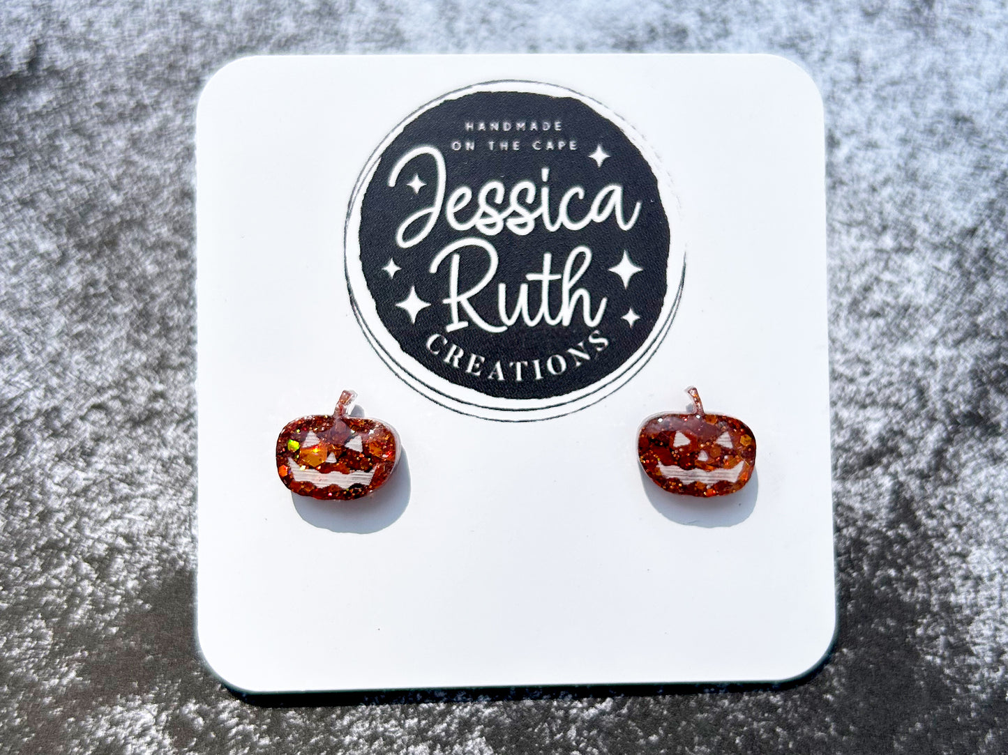 Cute Fall & Halloween Pumpkin Stud Earrings