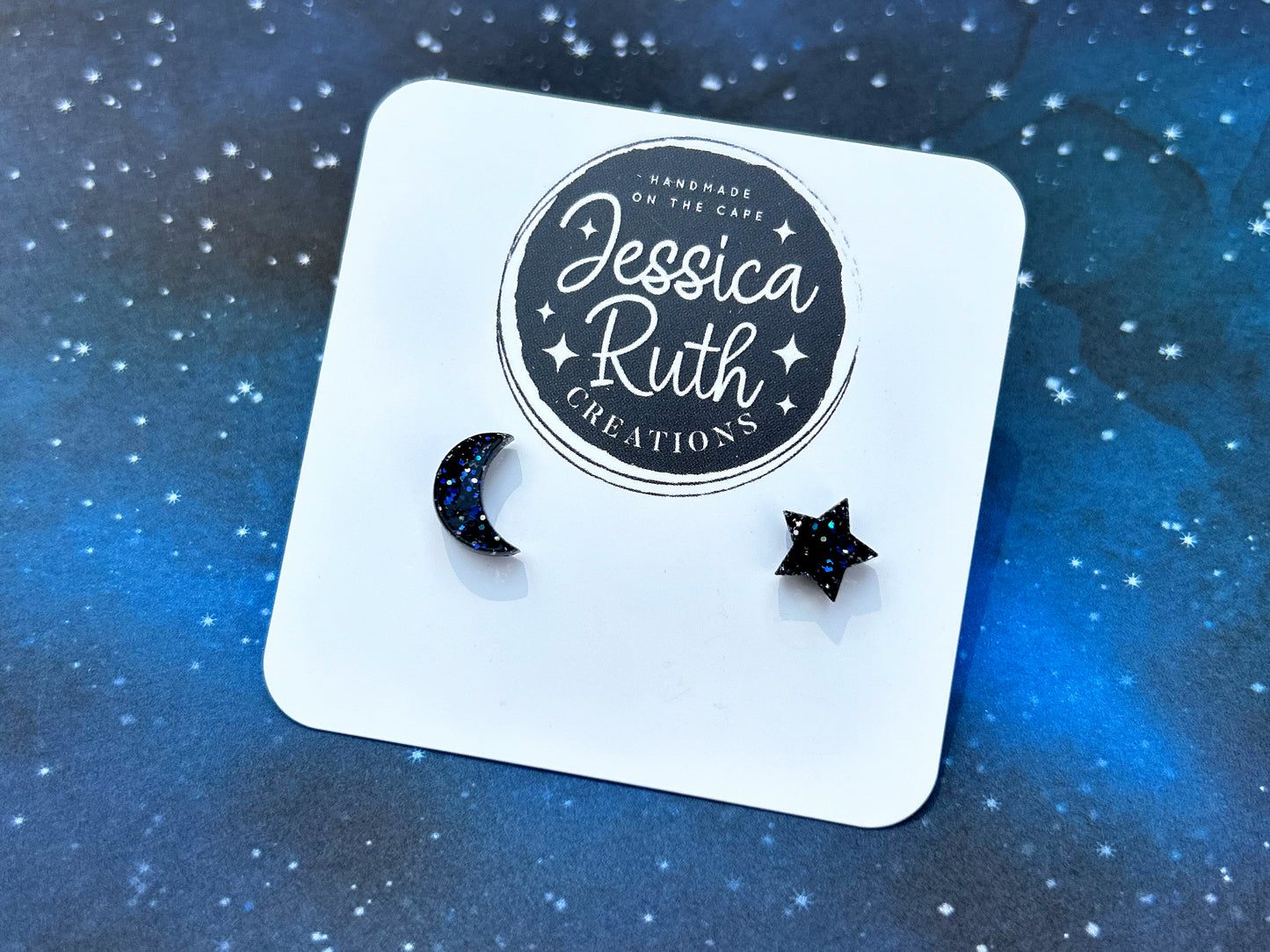 Star & Moon Stud Earrings - Multiple Colors!