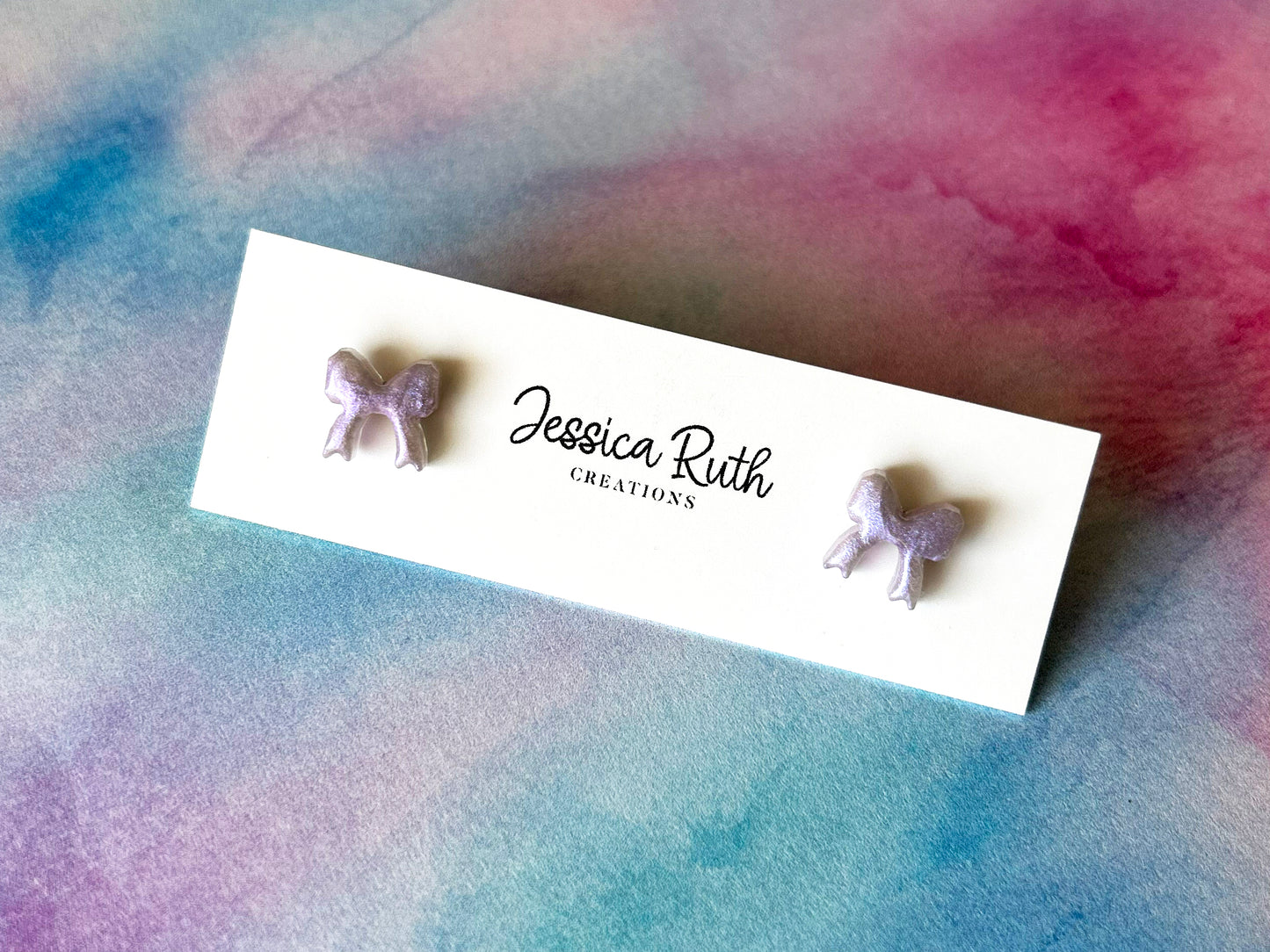 Dainty Bow Studs