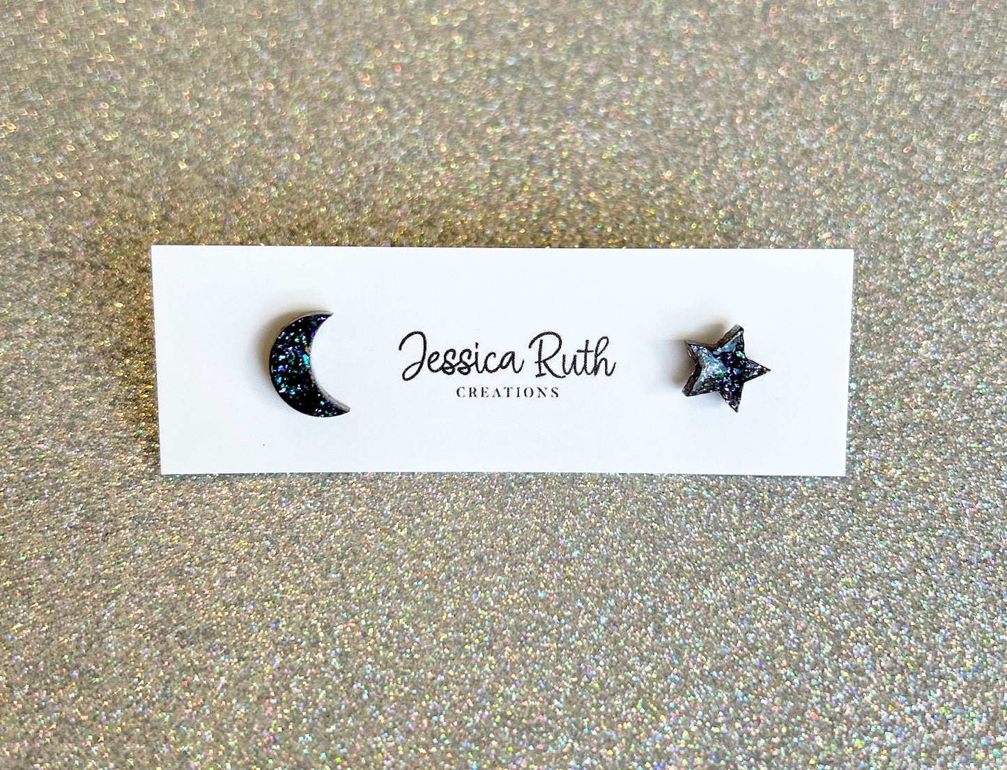 Star & Moon Stud Earrings - Multiple Colors!