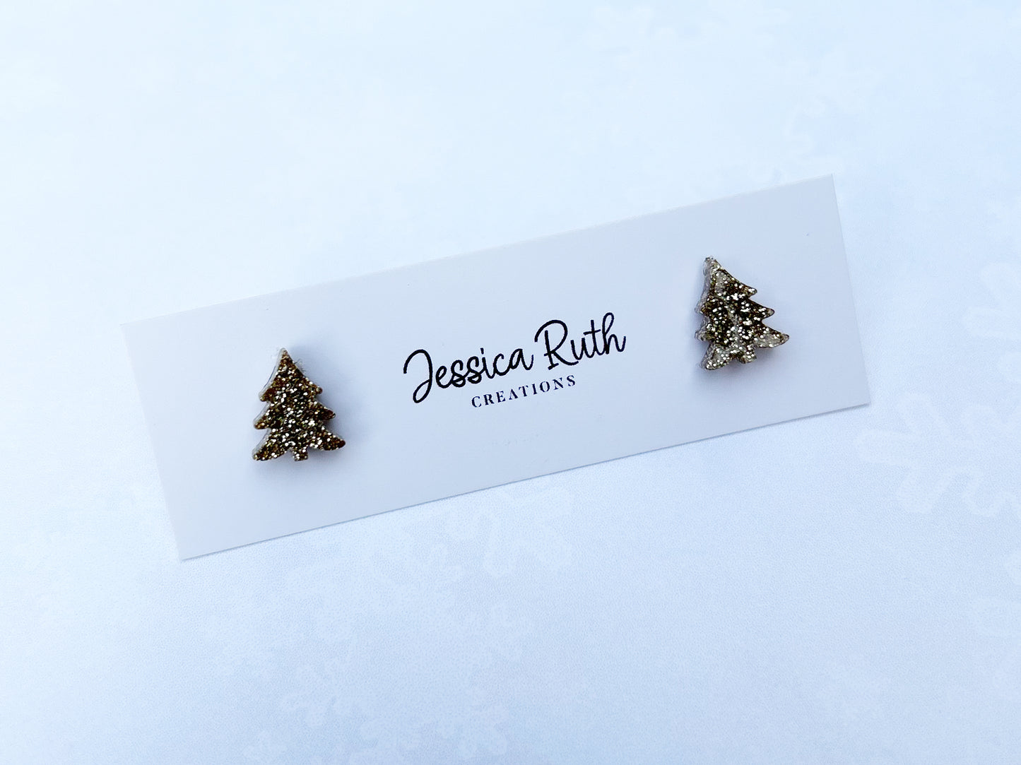 Little Christmas Tree Studs