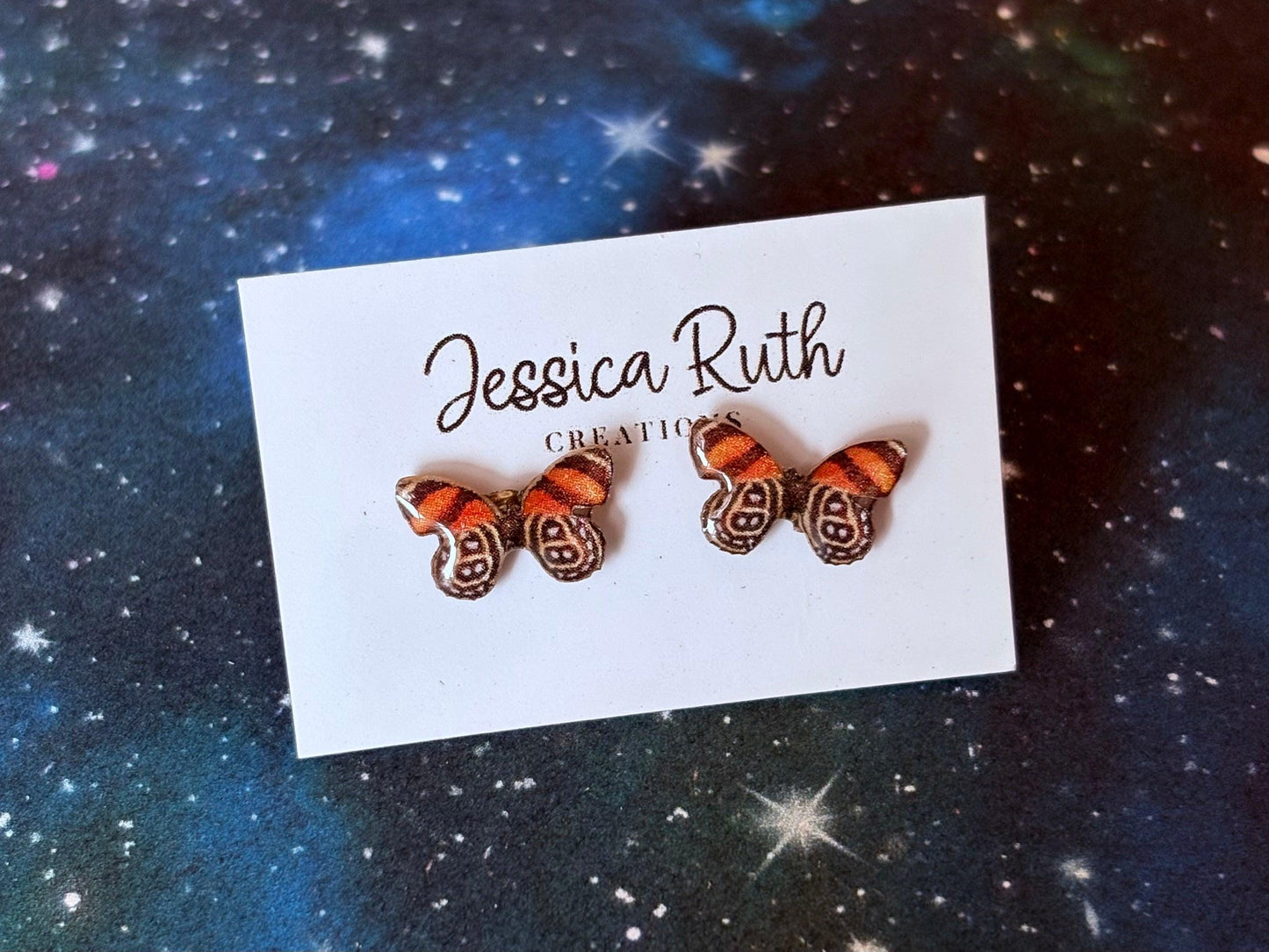 Handmade Magical Paper Creatures Resin Studs