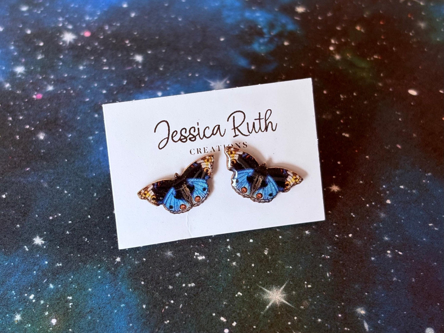 Handmade Magical Paper Creatures Resin Studs