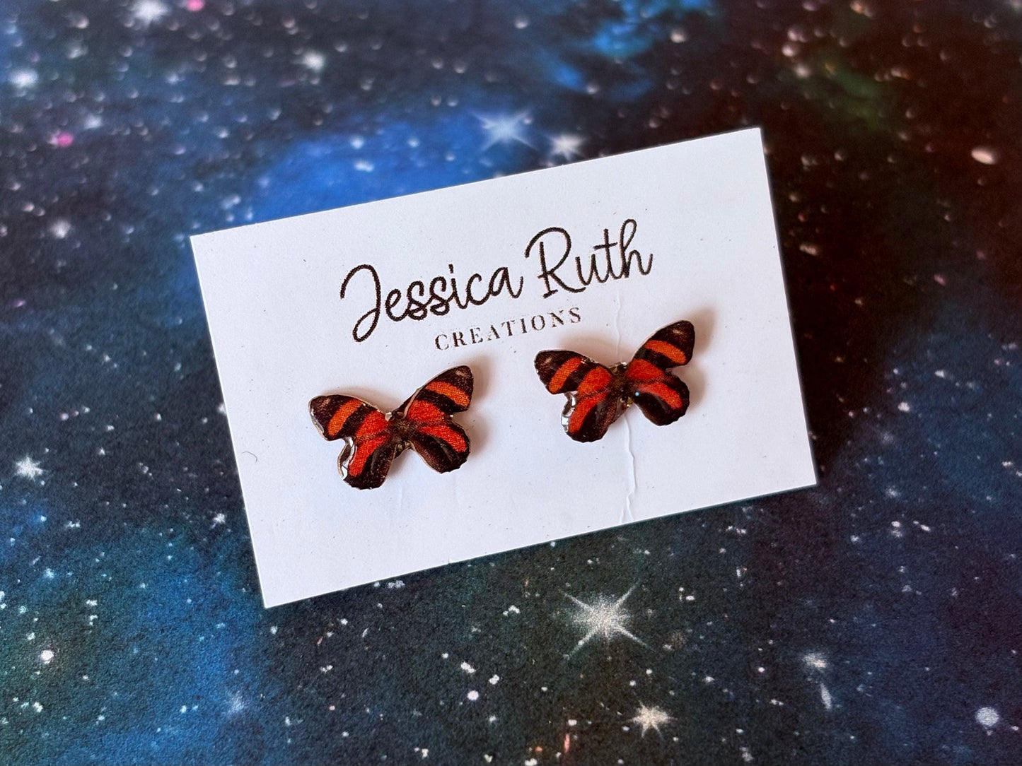 Handmade Magical Paper Creatures Resin Studs
