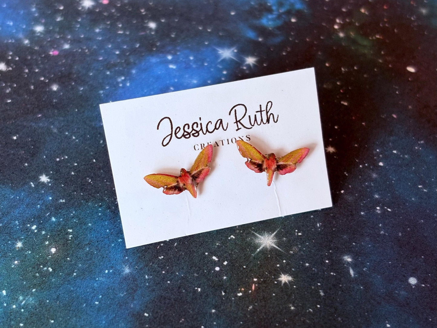 Handmade Magical Paper Creatures Resin Studs