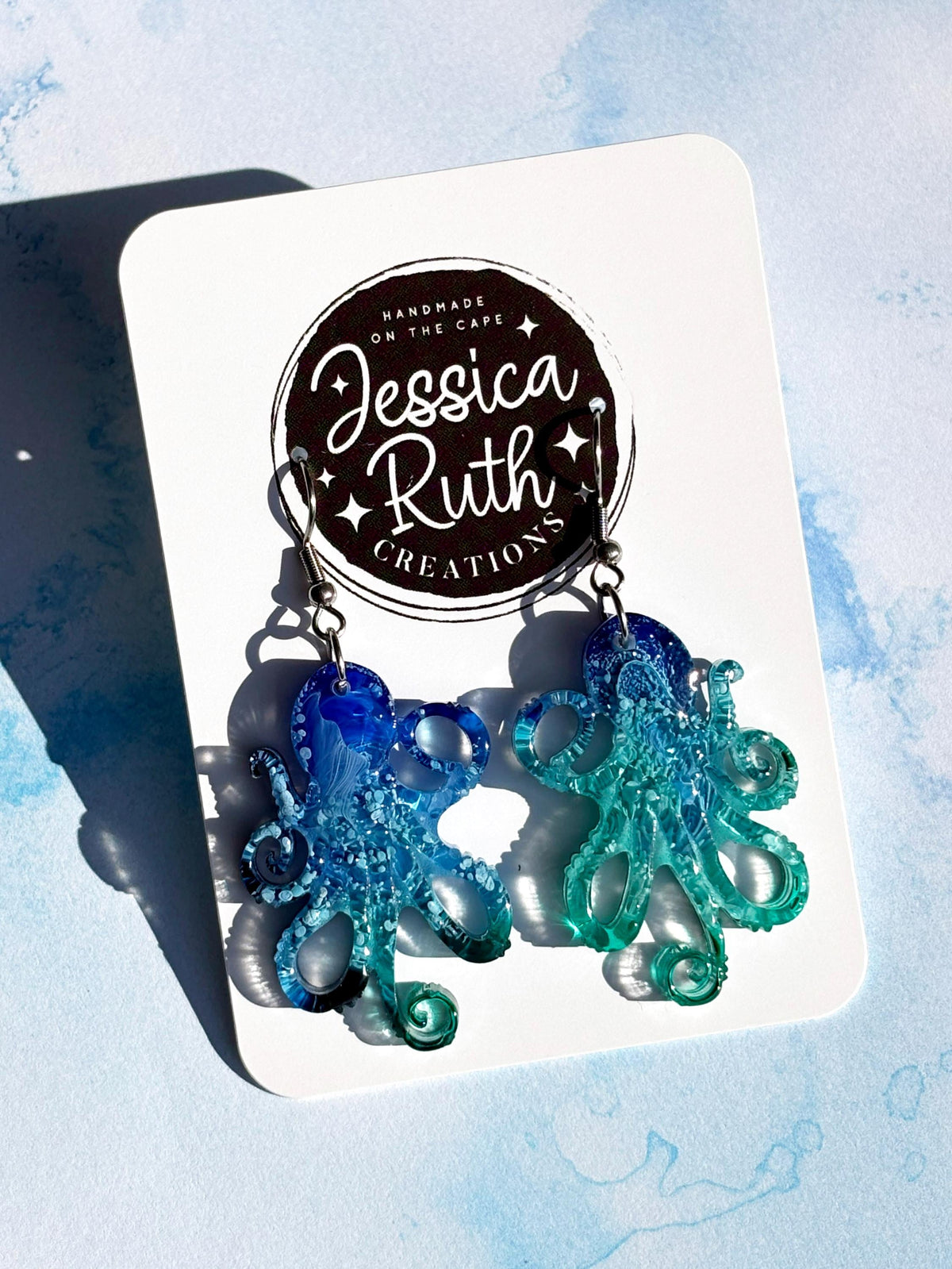 Beachy Octopus Dangle Earrings